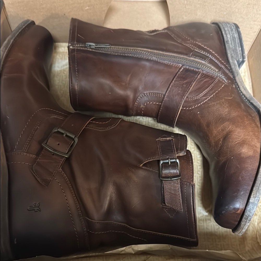 Men's Brown Leather Boots